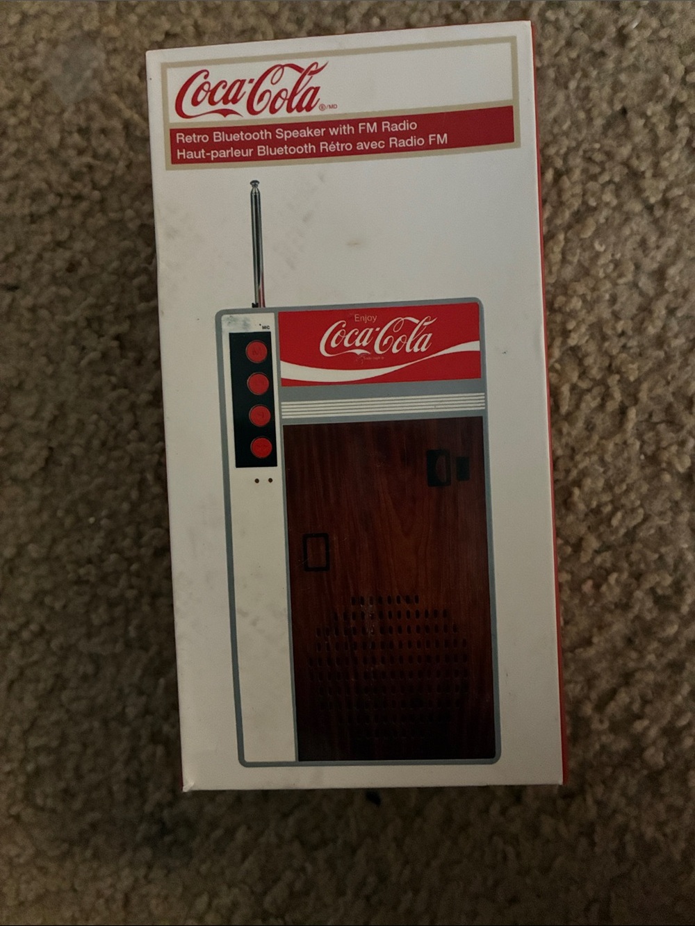 Coca Cola Red and White Retro Bluetooth Headset Speaker